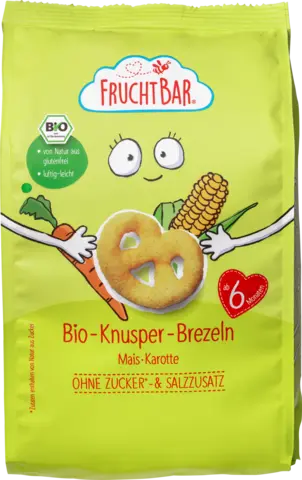 Bio Knusper-Brezeln Mais Karotte ab 6. Monaten von FRUCHTBAR