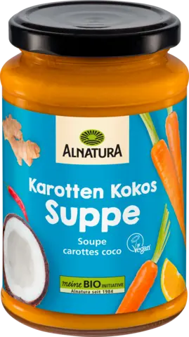 Bio Karotten Kokos Suppe von ALNATURA