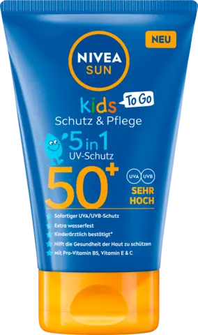 Kids Schutz & Pflege 5 in 1 UV-Schutz Protection LSF 50+ von NIVEA