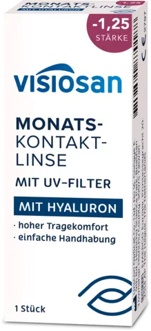 Monatslinse Hyaluron -1.25 von VISIOSAN