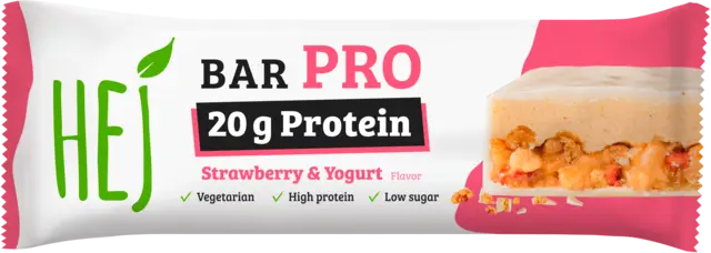 Bar Protein Strawberry Yogurt von HEJ NATURAL