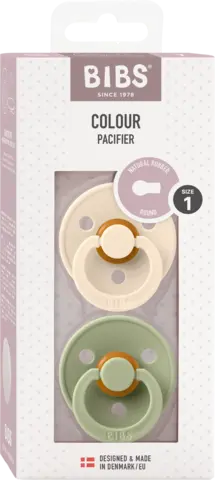 Schnuller ivory/sage Gr.1 von BIBS