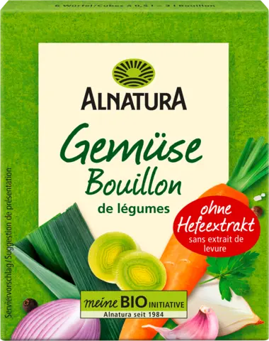 Bio Gemüse-Bouillon Würfel von ALNATURA