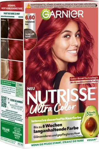 Nutrisse Farbsensation 6.60 vibrierendes rot von GARNIER NUTRISSE