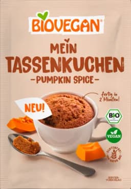 Bio Mein Tassenkuchen Pumpkin Spice von BIOVEGAN