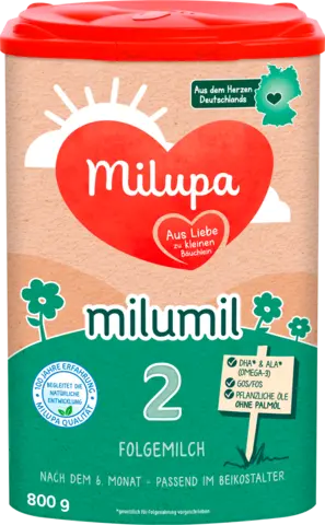 Milumil 2 Folgemilch nach dem 6. Monat von MILUPA