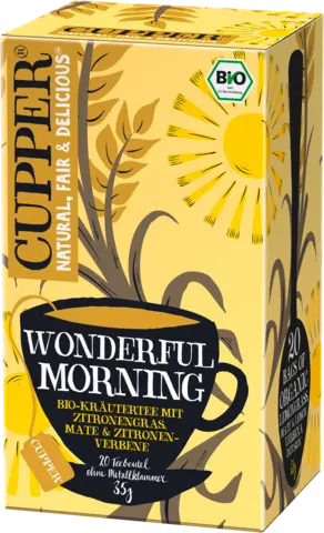Bio Wonderful Morning Kräutertee von CUPPER