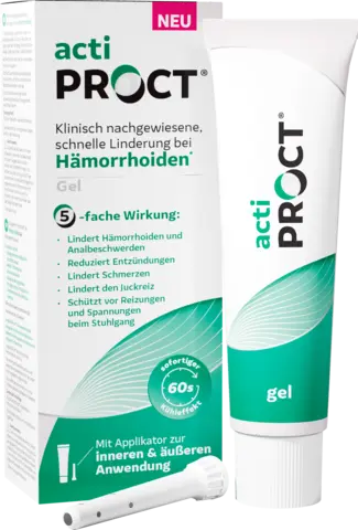 Hämorriden Gel 5-fach Wirkung von ACTIPROCT