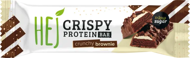 Crispy Protein Bar Crunchy Brownie von HEJ NATURAL