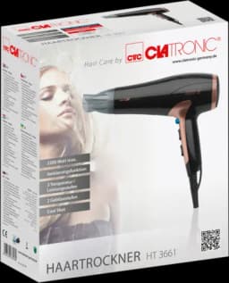 Haartrockner Ionic schwarz/kupfer 2200 Watt HT 3661 von CTC