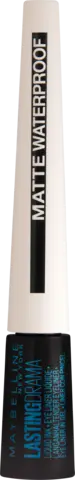 Master Ink Matte Waterproof flüssig Eyeliner 12 black von MAYBELLINE NEW YORK
