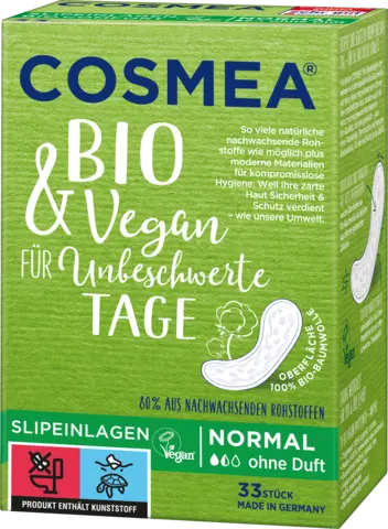 Slipeinlagen Bio Comfort Normal von COSMEA