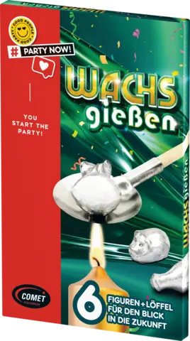 Wachsgießen von COMET