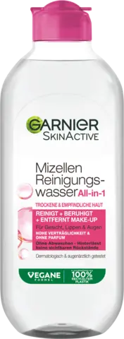 Skin Active Mizellen Reinigungswasser All in 1 trockene & empfindliche Haut von GARNIER
