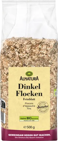 Demeter Dinkel Flocken Feinblatt von ALNATURA