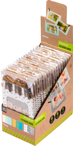 Fotogirlande Mix mit Klammern und Schnur von HAMA