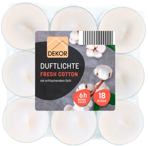 Duftlichte Fresh-Cotton von DEKOR