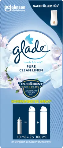 Touch & Fresh Pure Clean Linen Minispray Nachfüller von GLADE by BRISE