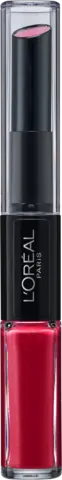 Indefectible X3 Lippenstift & Pflegebalsam 214 raspberry for life von L'OREAL PARIS