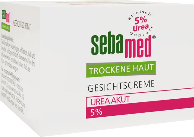 Trockene Haut Gesichtscreme Urea Akut 5 % von SEBA MED