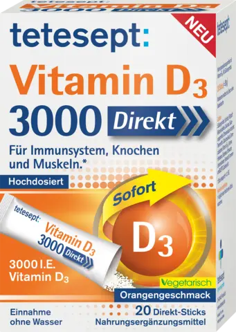 Vitamin D3 3000 direkt von TETESEPT