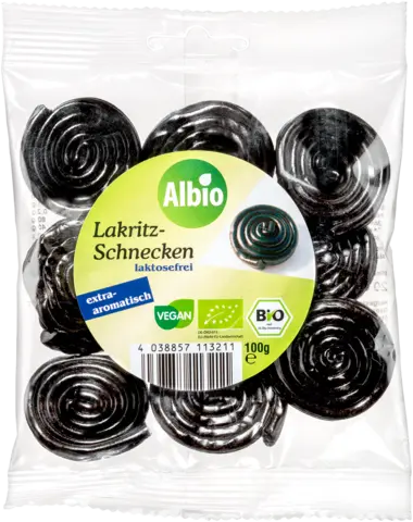 Bio Lakritz Schnecken von ALBIO