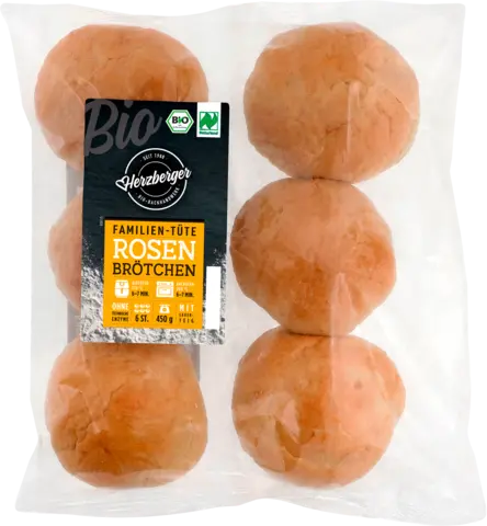 Bio Rosenbrötchen von HERZBERGER