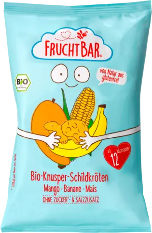 Bio Knusper-Schildkröten Mango-Banane-Mais von FRUCHTBAR