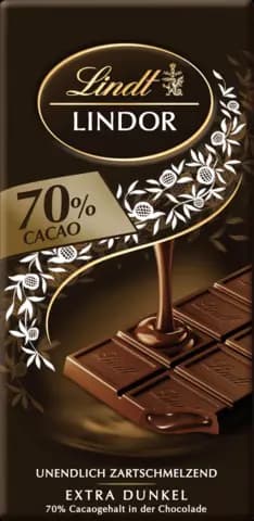 LINDOR Tafel, 70% von LINDT