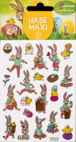 Eierfarben Sticker Hase Maxi von HEITMANN