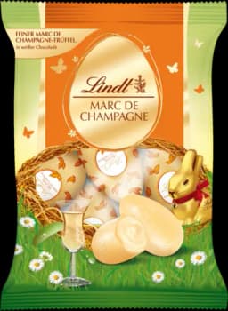 Marc de Champagne - Trüffel-Eier, Beutel von LINDT
