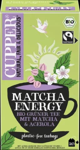 Bio Matcha Energy Tee 20ST von CUPPER