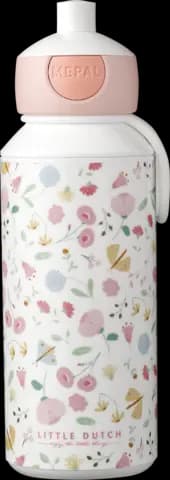 Trinkflasche Pop-up Campus Flowers&Butterflies 400ml von ROSTI MEPAL