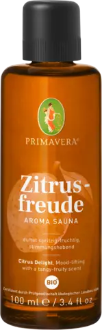 Zitrusfreude Aroma Sauna bio von PRIMAVERA