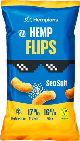 Bio Hanf Flips Sea Salt von Hempions