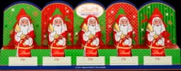 Mini-Weihnachtsmänner mit Perforation, Milch von LINDT