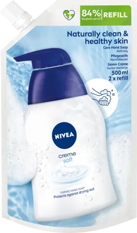 Flüssigseife Creme Soft Nachfüllbeutel von NIVEA