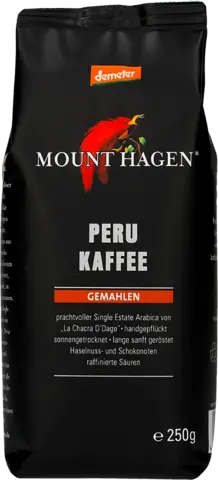 Demeter Peru Kaffee gemahlen von MOUNT HAGEN