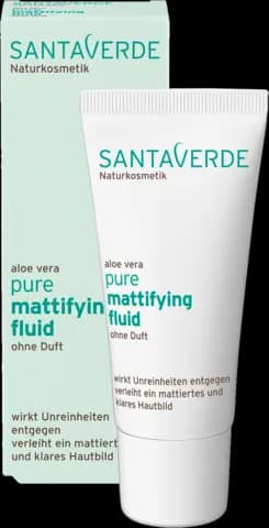 pure mattifying fluid ohne Duft von SANTAVERDE
