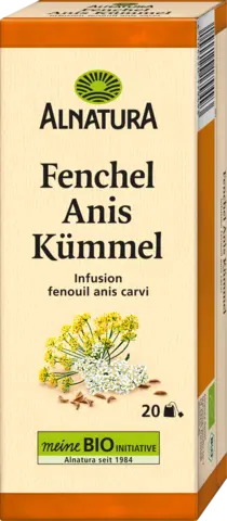 Bio Fenchel Anis Kümmel Tee von ALNATURA
