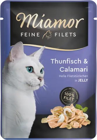 Feine Filets in Jelly Thunfisch & Calamari von MIAMOR