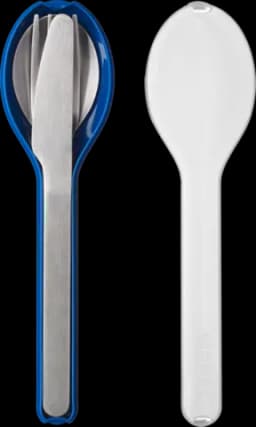 Besteckset ellipse vivid blue von ROSTI MEPAL