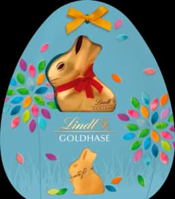 GOLDHASE Cut-Out, großes Geschenk von LINDT