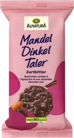 Bio Mandel Dinkel Taler Zartbitter von ALNATURA