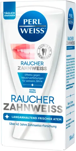 Raucher Zahnweiss von PERLWEISS
