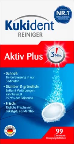 Aktiv Plus Tiefenreinigung 99Tabs von KUKIDENT