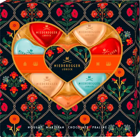 Meisterselektion Herzen Dark von NIEDEREGGER