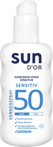 Sonnenspray Sensitiv LSF 50 hoch von SUN D'OR