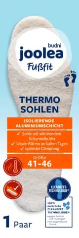 Fußfit Thermosohlen Gr.41-46 von JOOLEA