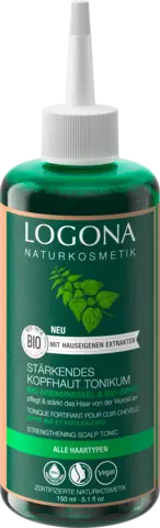 Kopfhaut-Tinktur Bio-Brennnessel & Bio-Birke von LOGONA